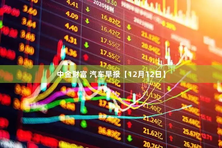 中金财富 汽车早报【12月12日】